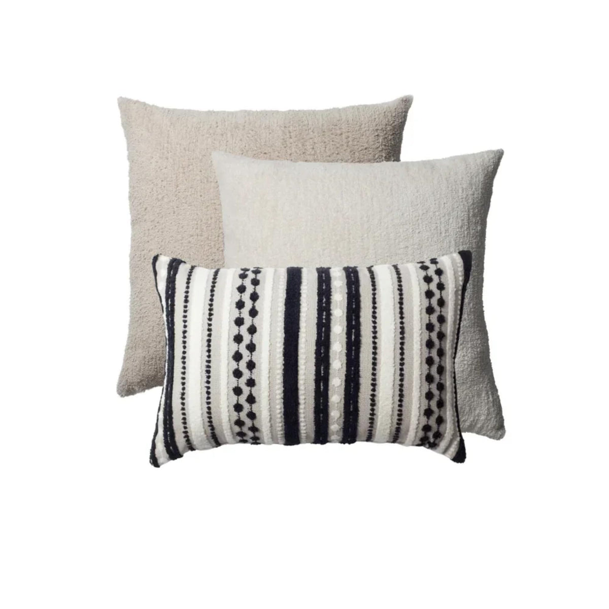 Fine Room Textured Jacquard Throw Pillow Cover Set