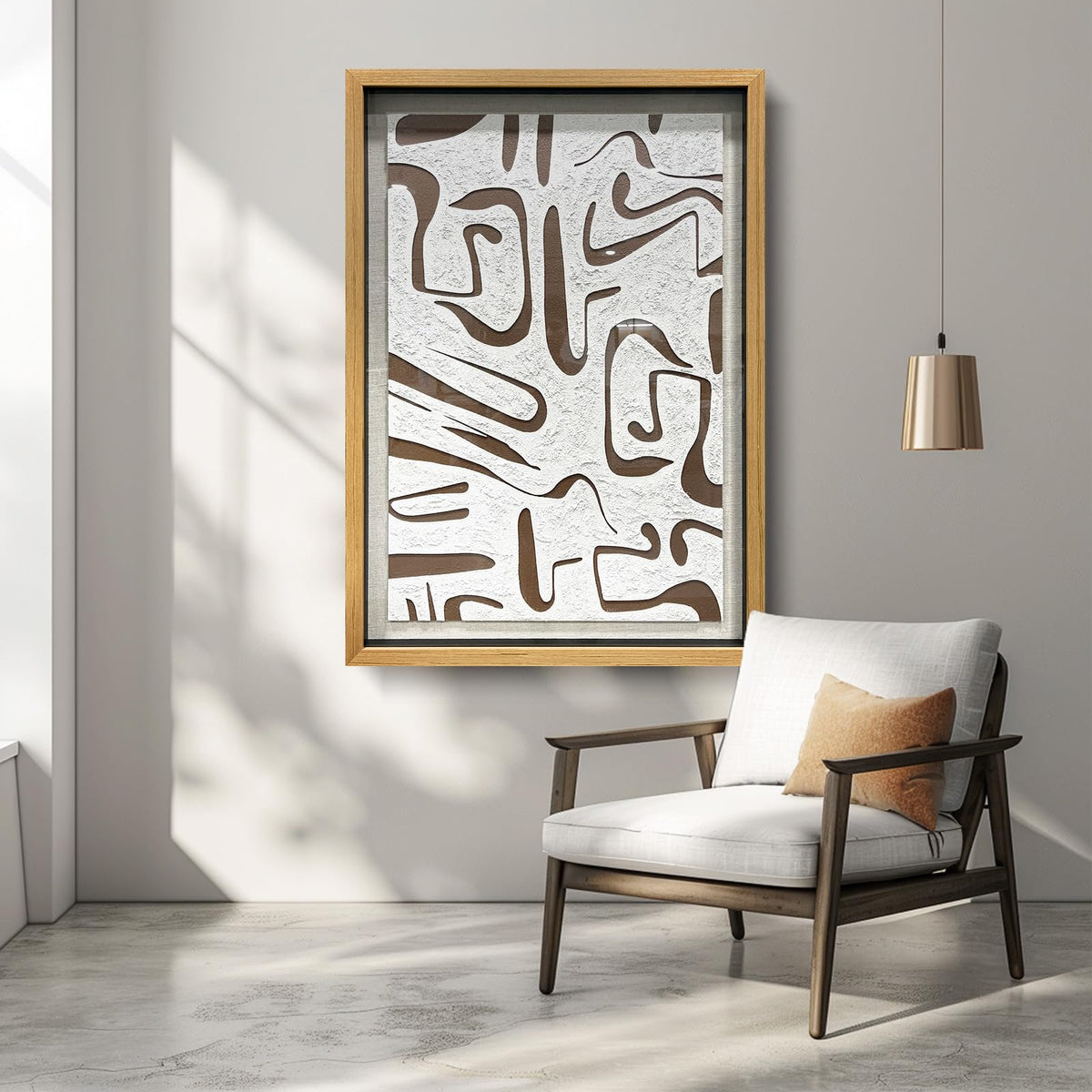 BrightA Handmade 3D Artistic Wall Decor for Living Room
