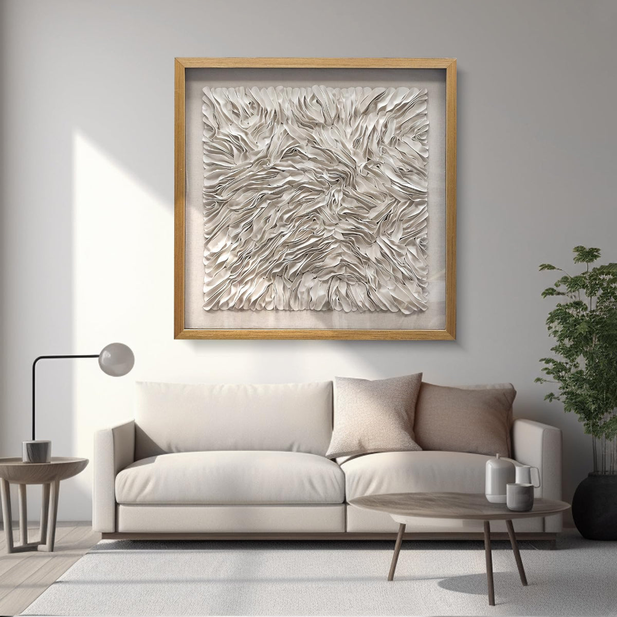 BrightA Handmade 3D Artistic Wall Decor for Living Room