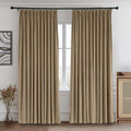 Gewvary Velvet Blackout Pinch Pleat Curtain Panel