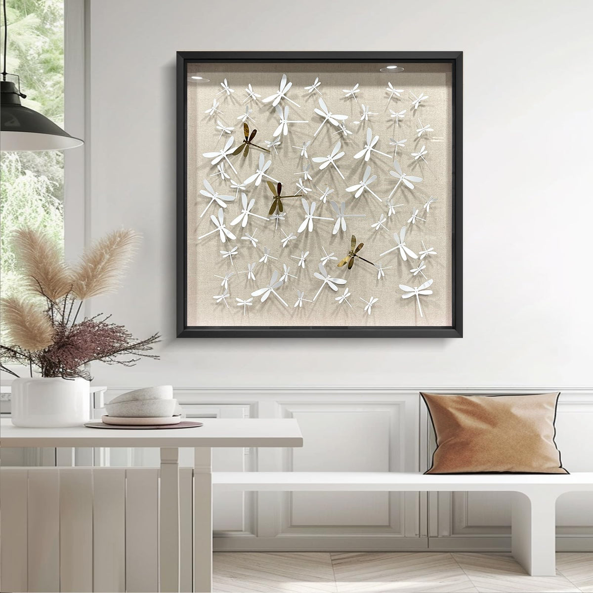BrightA Handmade 3D Artistic Wall Decor for Living Room