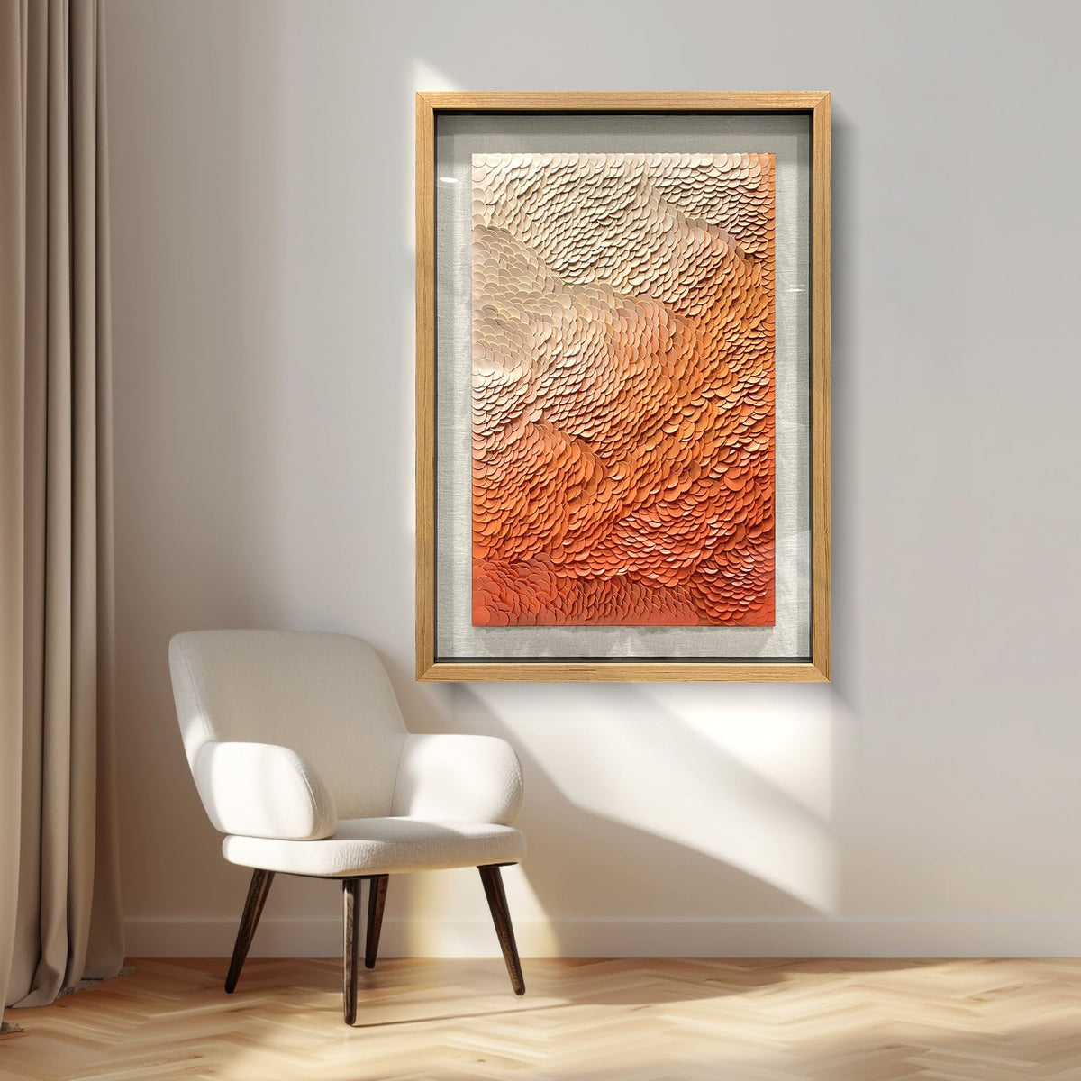 BrightA Handmade 3D Artistic Wall Decor for Living Room