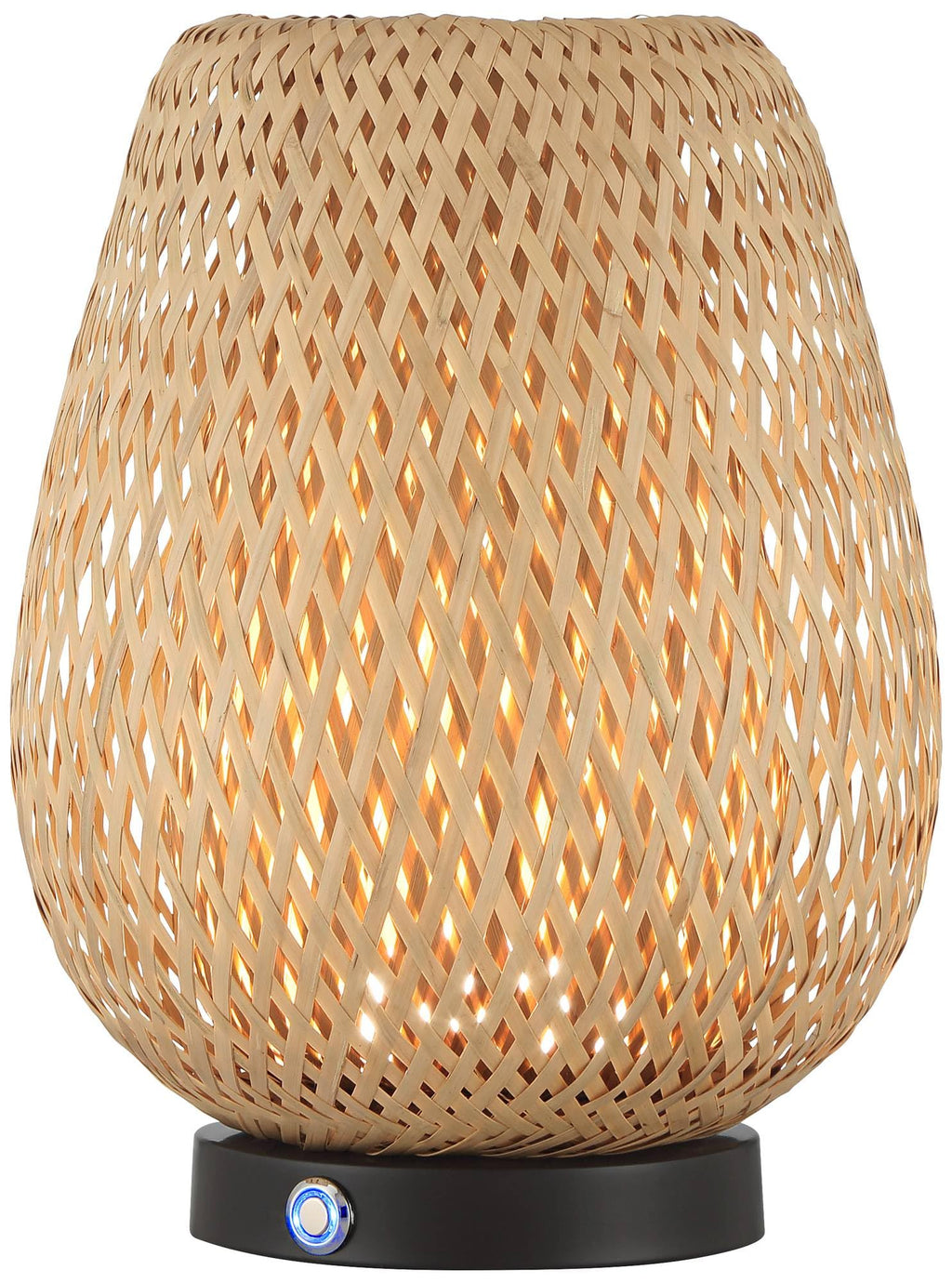 Beliz 12-Inch Cordless 3-Way LED Boho Table Lamp