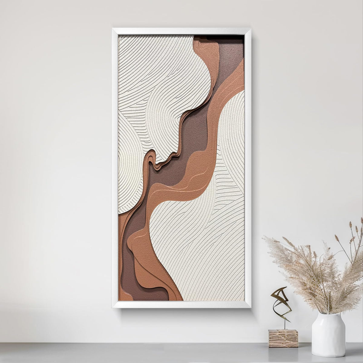 BrightA Handmade 3D Artistic Wall Decor for Living Room