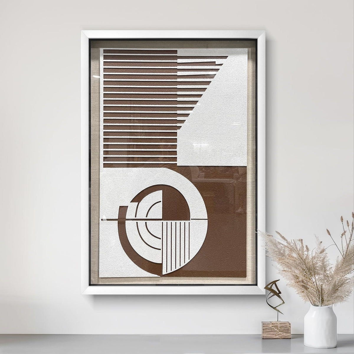 BrightA Handmade 3D Artistic Wall Decor for Living Room