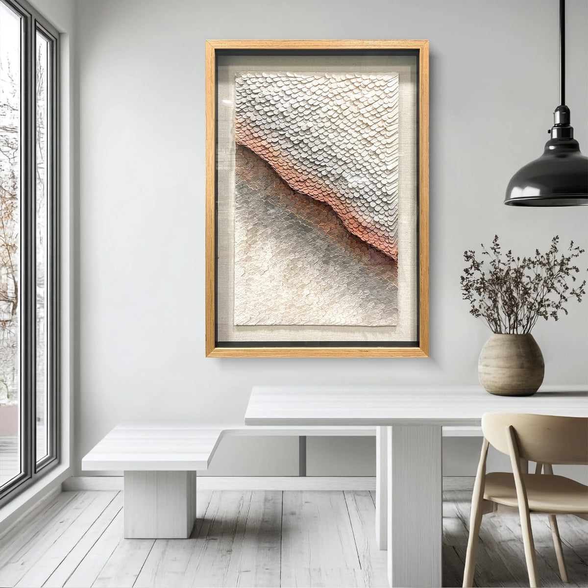 BrightA Handmade 3D Artistic Wall Decor for Living Room