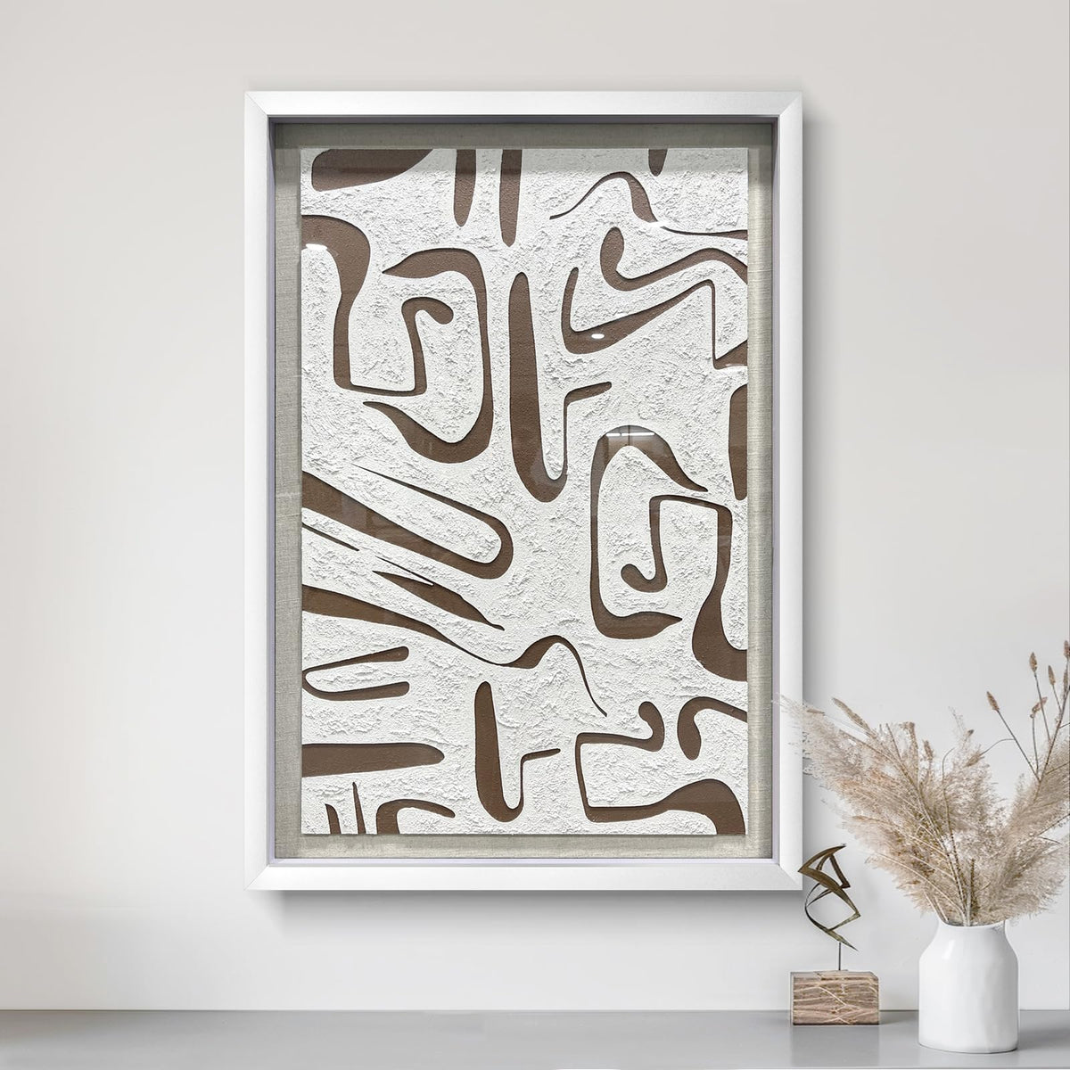 BrightA Handmade 3D Artistic Wall Decor for Living Room