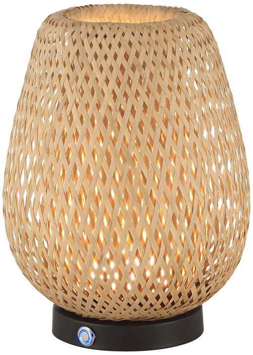 Beliz 12-Inch Cordless 3-Way LED Boho Table Lamp