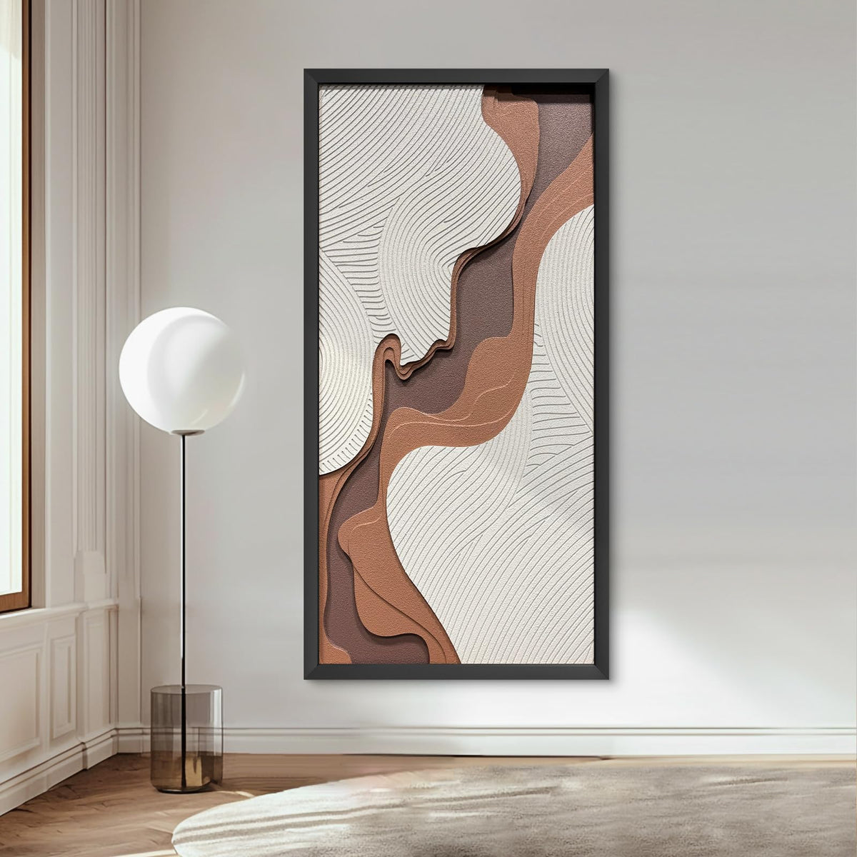 BrightA Handmade 3D Artistic Wall Decor for Living Room