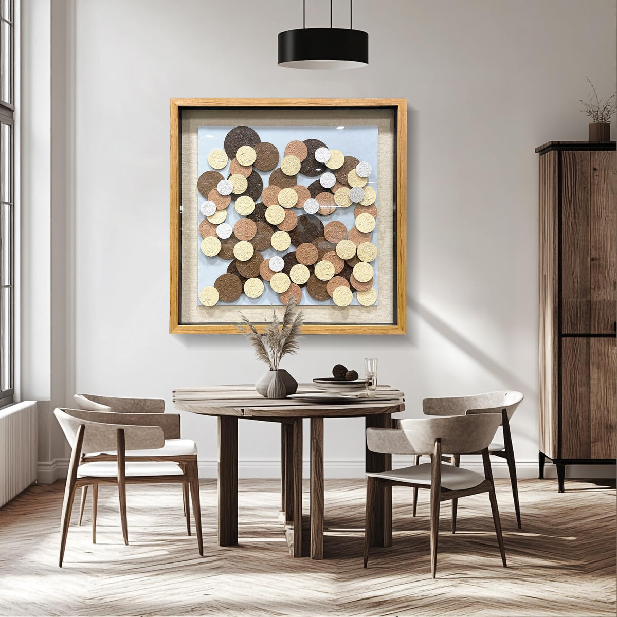 BrightA Handmade 3D Artistic Wall Decor for Living Room