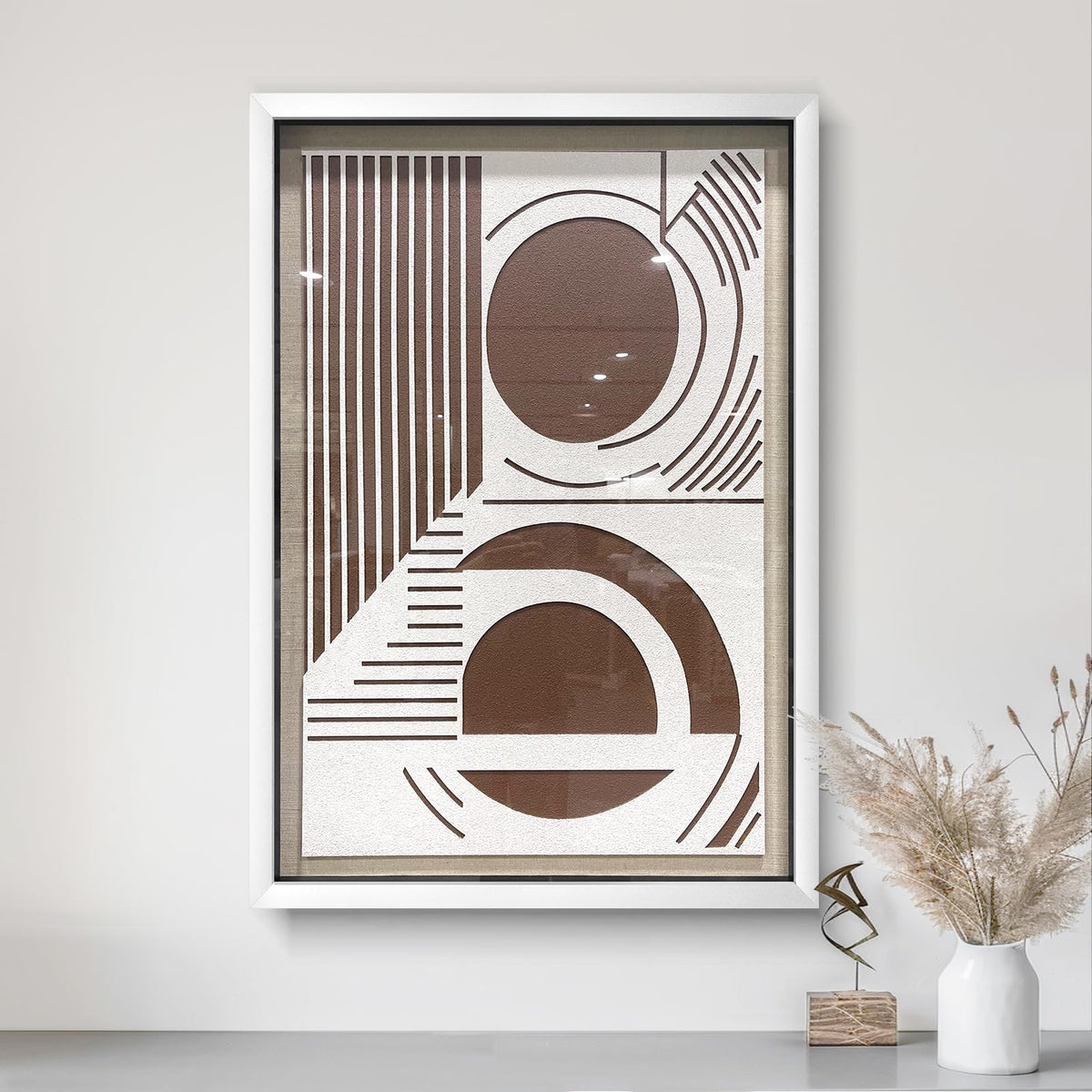 BrightA Handmade 3D Artistic Wall Decor for Living Room