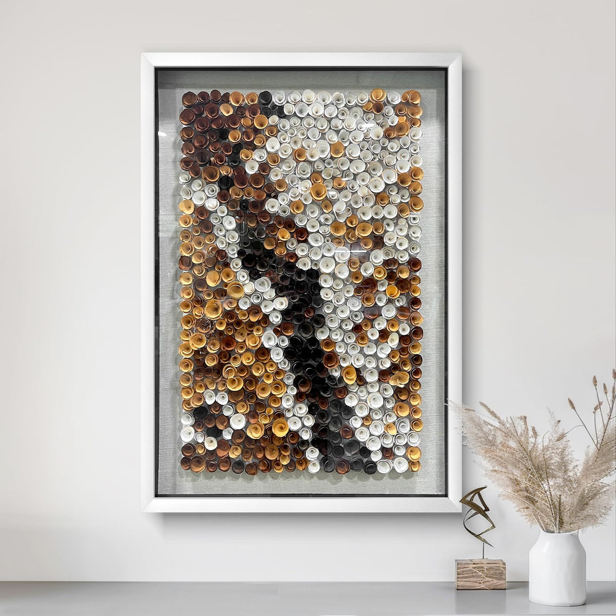 BrightA Handmade 3D Artistic Wall Decor for Living Room