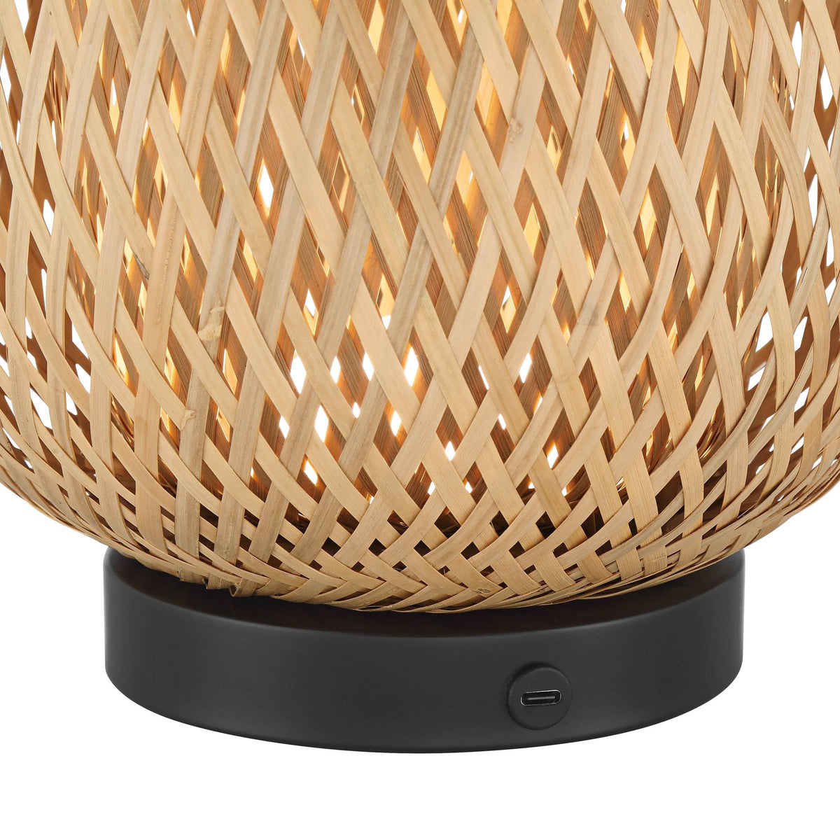 Beliz 12-Inch Cordless 3-Way LED Boho Table Lamp