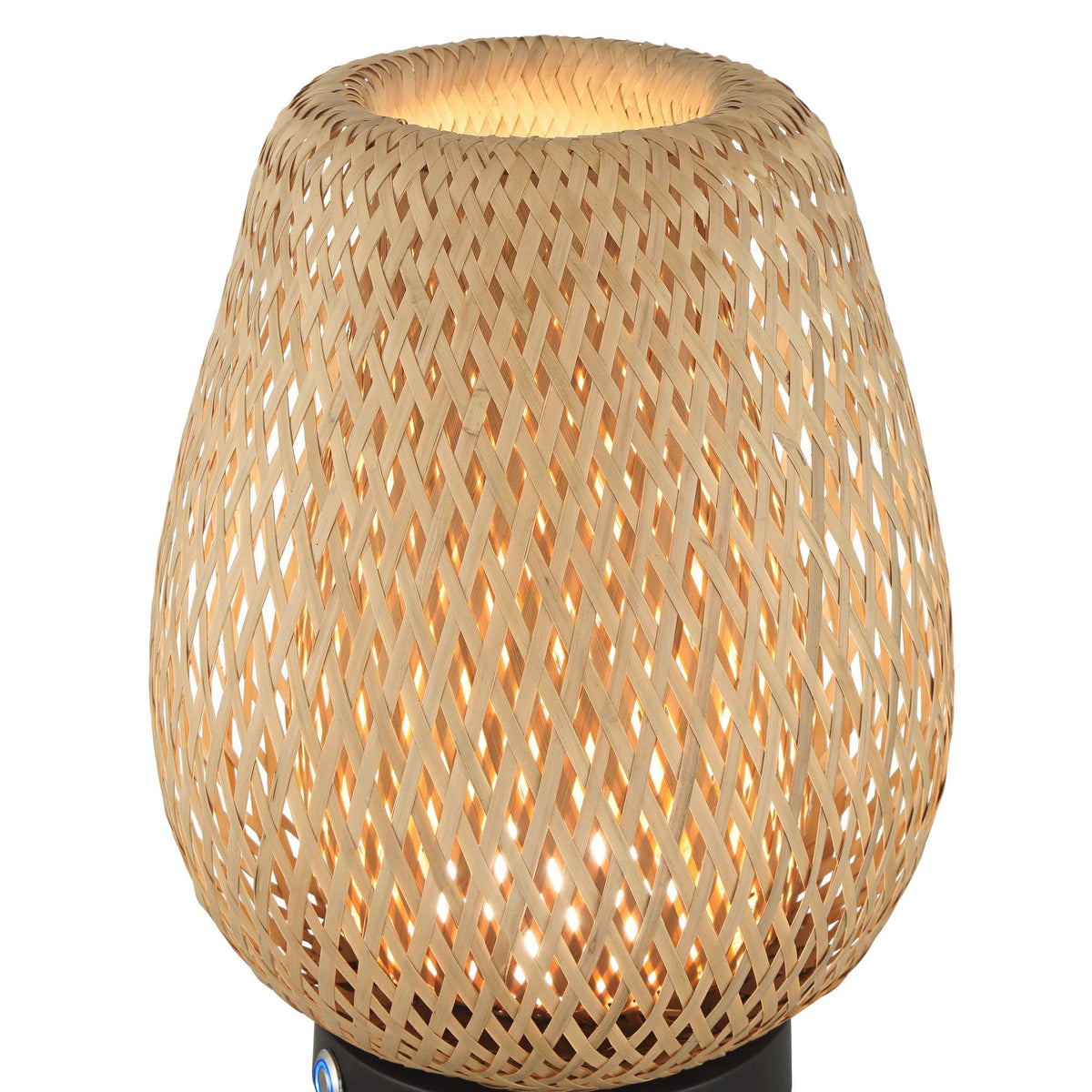 Beliz 12-Inch Cordless 3-Way LED Boho Table Lamp