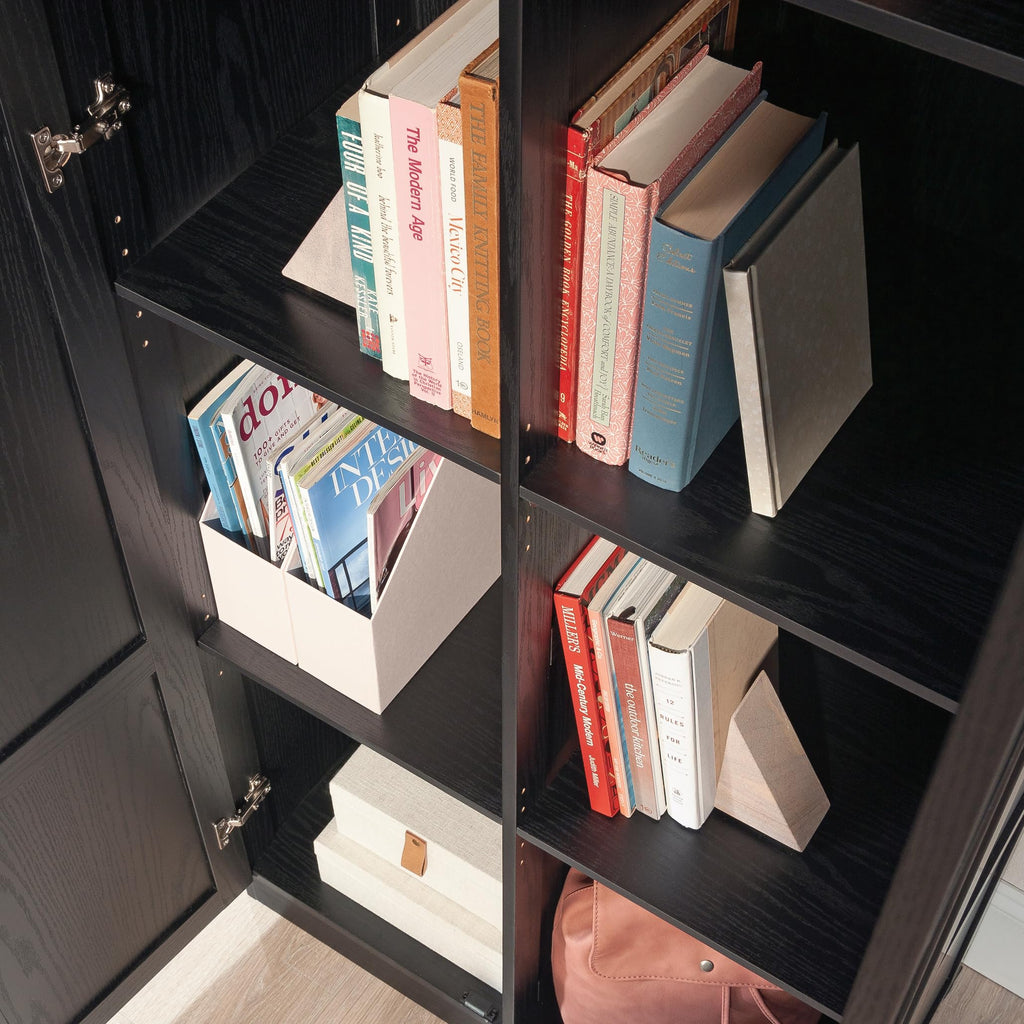 Sauder Tall Storage Cabinet with Adjustable Shelves