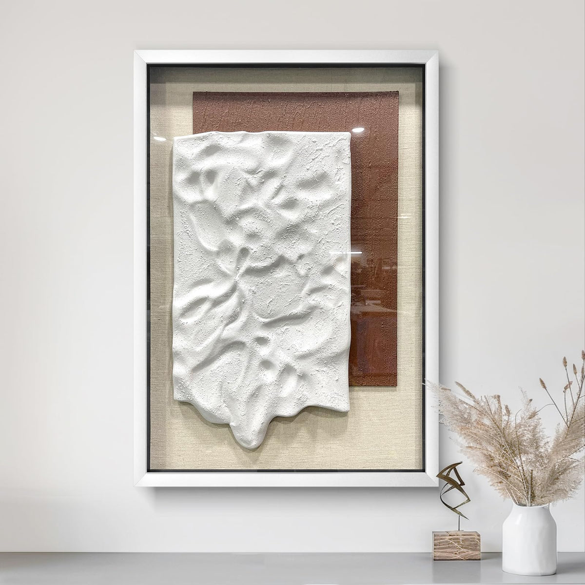 BrightA Handmade 3D Artistic Wall Decor for Living Room