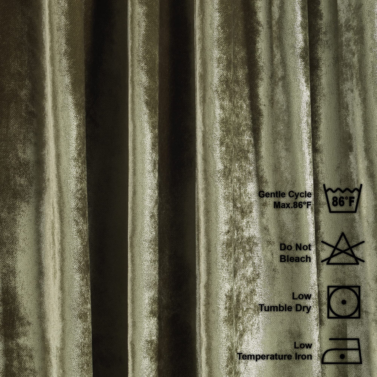 CASANEMA Extra-Long Velvet Thermal Blackout Curtain Panel
